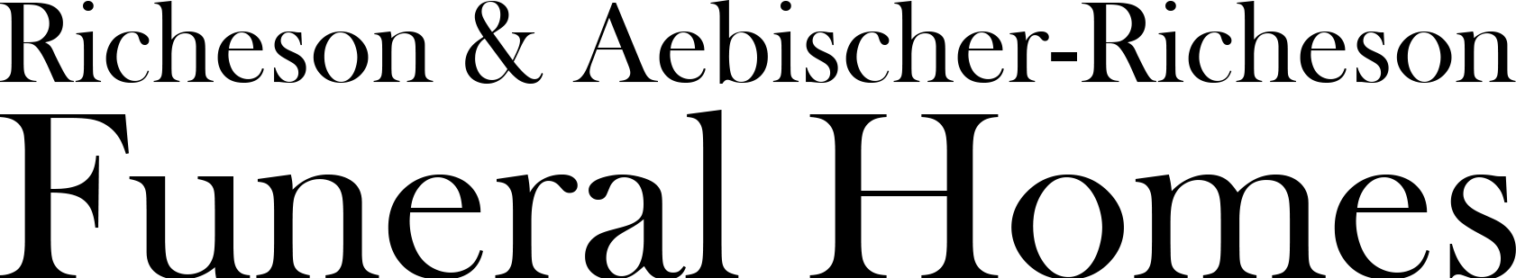 Richeson & Aebischer-Richeson Funeral Homes logo